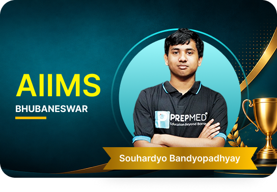 Souhardyo Bandyopadhyay, selected at AIIMS Bhubaneswar