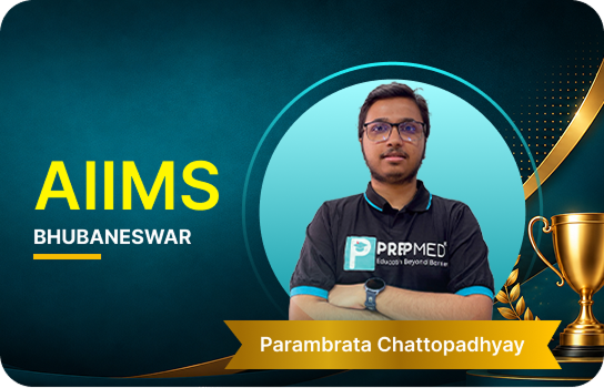 Parambrata Chattopadhyay, selected at AIIMS Bhubaneswar